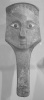 Teil vom Stirnplattenpaares eines Pferdegespannes. Bronze, erste Hälfte 6. Jhd. v. Chr.