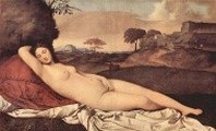 Schlummernde Venus, um 1508/10, Giorgione