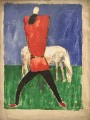 Homme et cheval, 1933, Kasimir Malewitsch