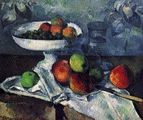 Stillleben, um 1879 - 1882, Öl auf Leinwand, Paul Cézanne 