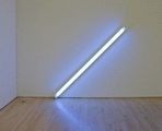 The Diagonal of May 25, 1963, 1963, Leuchtstoffröhre, 243,8 cm, Dan Flavin  