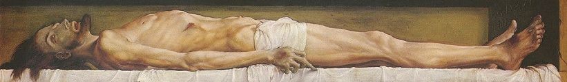 Der Leichnam Christi im Grabe, um 1521/22, Hans Holbein der Jüngere
