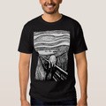 Der Schrei, 1895, Litographie, Edvard Munch (auf T-Shirt)