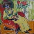 Sitzende Dame (Dodo), 1907, Ernst Kirchner 