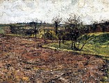 Thüringer Landschaft, 1888, Christian Rohlfs