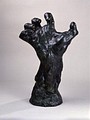 verkrampfte rechte Hand (u. a. auch Die Züchtigung), um 1896, Guss 1913, Auguste Rodin 